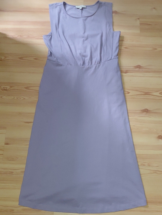 LOFT Dresses & Skirts - Loft 100% Cotton Sleeveless Lavender Maxi Dress - Size Large